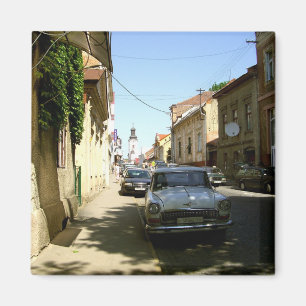 Straßen-Leben Magnet