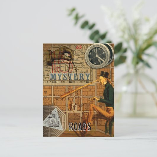 Straßen Lenormand Postkarte (Stehend Vorderseite)