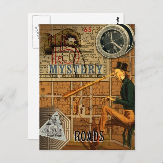 Straßen Lenormand Postkarte (Vorne/Hinten)