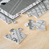 Straßen New Yorks mit dem Empire State Gebäude Puzzle (Seite)