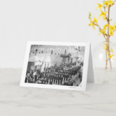 Straßen-Parade im Ballast, Sd-Fotografie Karte (Gelbe Blume)