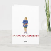 Straßen-Radfahren! Feiertagskarte (Rückseite)