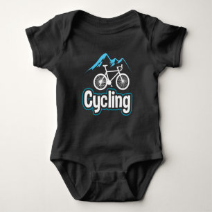Straßen-radfahrenradfahrer-Fahrrad-Fahrrad-Fahrra Baby Strampler