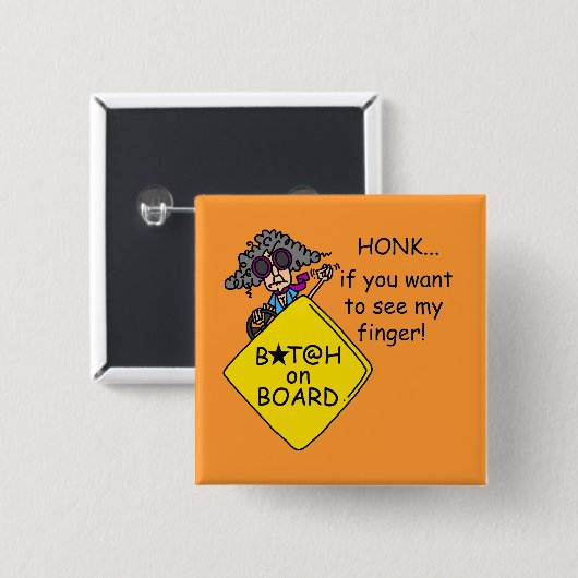 Straßen-Raserei-Spaß Button (Vorne & Hinten)