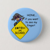 Straßen-Raserei-Spaß Button (Vorderseite)