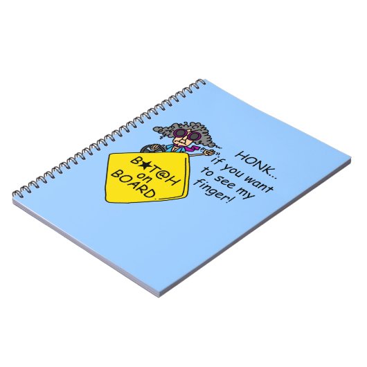 Straßen-Raserei-Spaß Notizblock (Linke Seite)