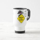 Straßen-Raserei-Spaß Reisebecher (VorderseiteRechts)