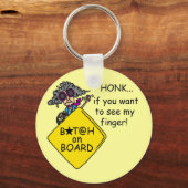 Straßen-Raserei-Spaß Schlüsselanhänger (Vorderseite)