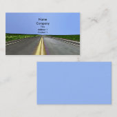 Straßen-Reise - Standard Visitenkarte (Vorne/Hinten)
