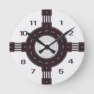 Straßen-Ring-Wanduhr Runde Wanduhr