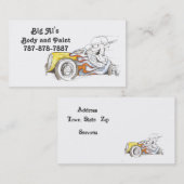 Straßen-Rod-Visitenkarten Visitenkarte (Vorne/Hinten)