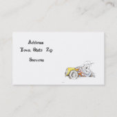 Straßen-Rod-Visitenkarten Visitenkarte (Rückseite)