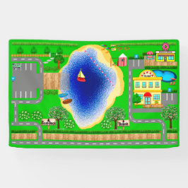 Straßen-See 2 1/2' x 4' Banner