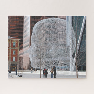 Straßen Skulptur Calgary. Puzzle