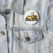 Straßen-Sortierer-Schaber-Baggerbau-Buttone Button (Beispiel)