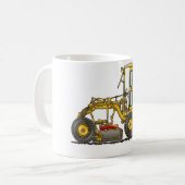 Straßen-Sortierer-Schmutz-Schaber-Bau-Tassen Kaffeetasse (Vorderseite Links)