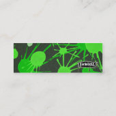 STRASSEN-SPRITZER-Grün Mini Visitenkarte (Rückseite)