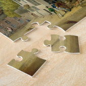 Straßen-Szene in Chorley, Lancashire, mit einer Puzzle (Seite)