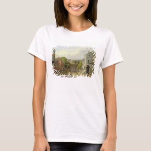 Straßen-Szene in Chorley, Lancashire, mit einer T-Shirt