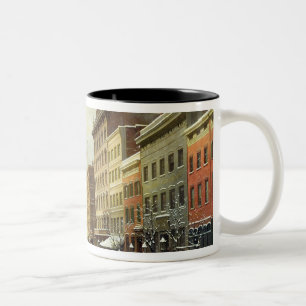 Straßen-Szene in New York Zweifarbige Tasse