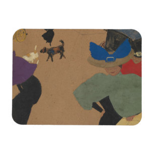 Straßen-Szene in Paris Magnet