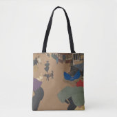 Straßen-Szene in Paris Tasche (Vorderseite)