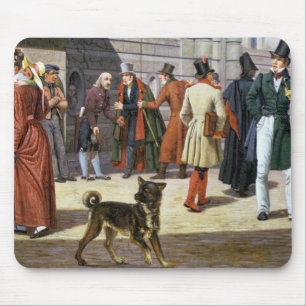 Straßen-Szene in Stockholm Mousepad