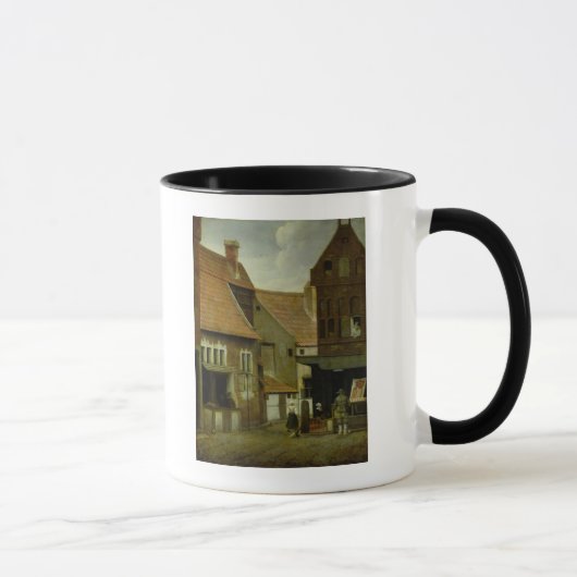 Straßen-Szene Tasse (Rechts)