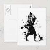 Straßen-Tanz Postkarte (Vorne/Hinten)