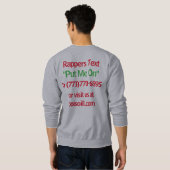 Straßen-Teampromo-Shirt Sweatshirt (Schwarz voll)
