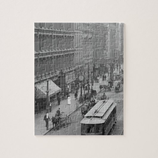 Straßen-Uhr Rochesters, New York Puzzle (Vertikal)