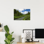 Straßen und Berge Poster (Heimbüro)