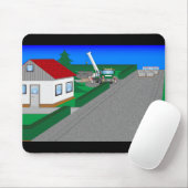 Straßen und Hausbau Mousepad (Mit Mouse)