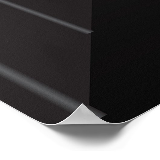 Straßen und Mond Poster (Ecke)