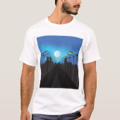 Straßen und Mond T-Shirt (Vorderseite)