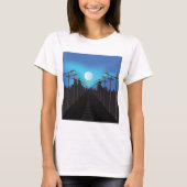 Straßen und Mond T-Shirt (Vorderseite)