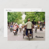 Straßen vietnam postkarte (Vorne/Hinten)