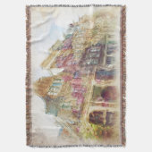 Straßen von altem Amsterdam Decke (Vorderseite Vertikal)