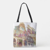 Straßen von altem Amsterdam Tasche (Rückseite)