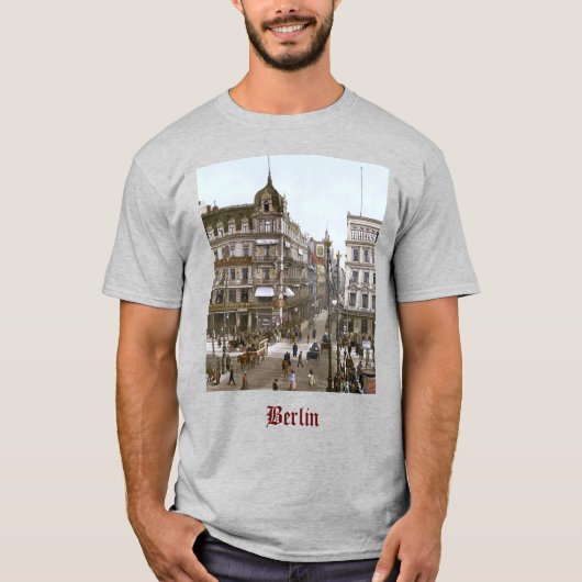 Straßen von Berlin um 1900 T-Shirt (Vorderseite)