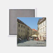 Straßen von Bratislava - Slowakei Magnet (Vorderseite/Rückseite)