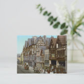 Straßen von Chester, England (um 1900) Postkarte (Stehend Vorderseite)