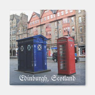 Straßen von Edinburgh, Schottland Kühlschrankmagne Magnet