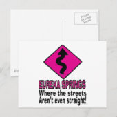 Straßen von Eureka Springs Postkarte (Vorne/Hinten)