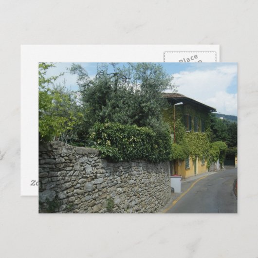 Straßen von Fiesole Postkarte (Vorne/Hinten)