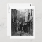 Straßen von Glasgow, Schottland 1868 Postkarte (Vorne/Hinten)