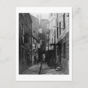 Straßen von Glasgow, Schottland 1868 Postkarte