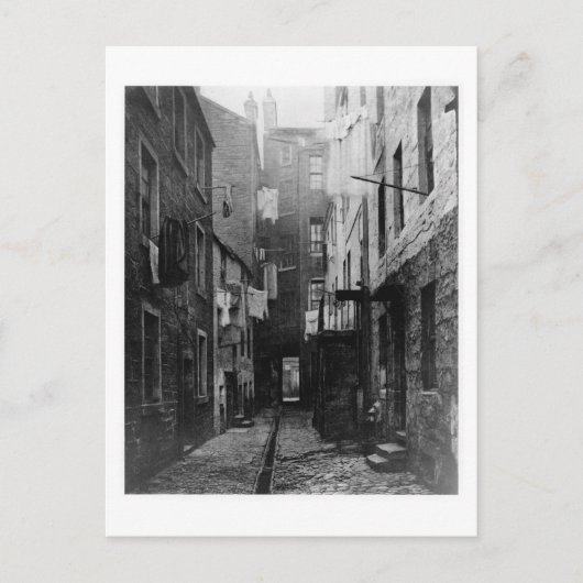 Straßen von Glasgow, Schottland 1868 Postkarte (Vorderseite)