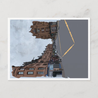 Straßen von Glasgow, Schottland Postkarte