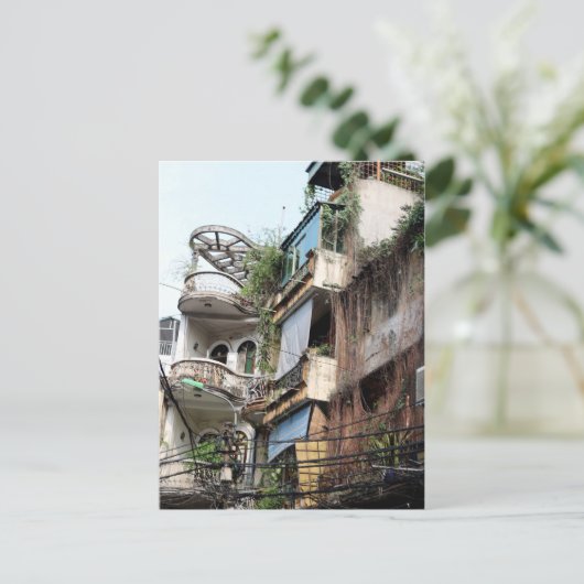Straßen von Hanoi Postkarte (Stehend Vorderseite)